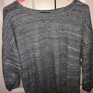 Off the shoulder Grey sweater